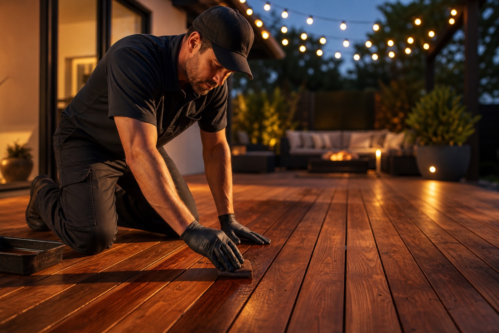 Refinish the deck for entertaining season