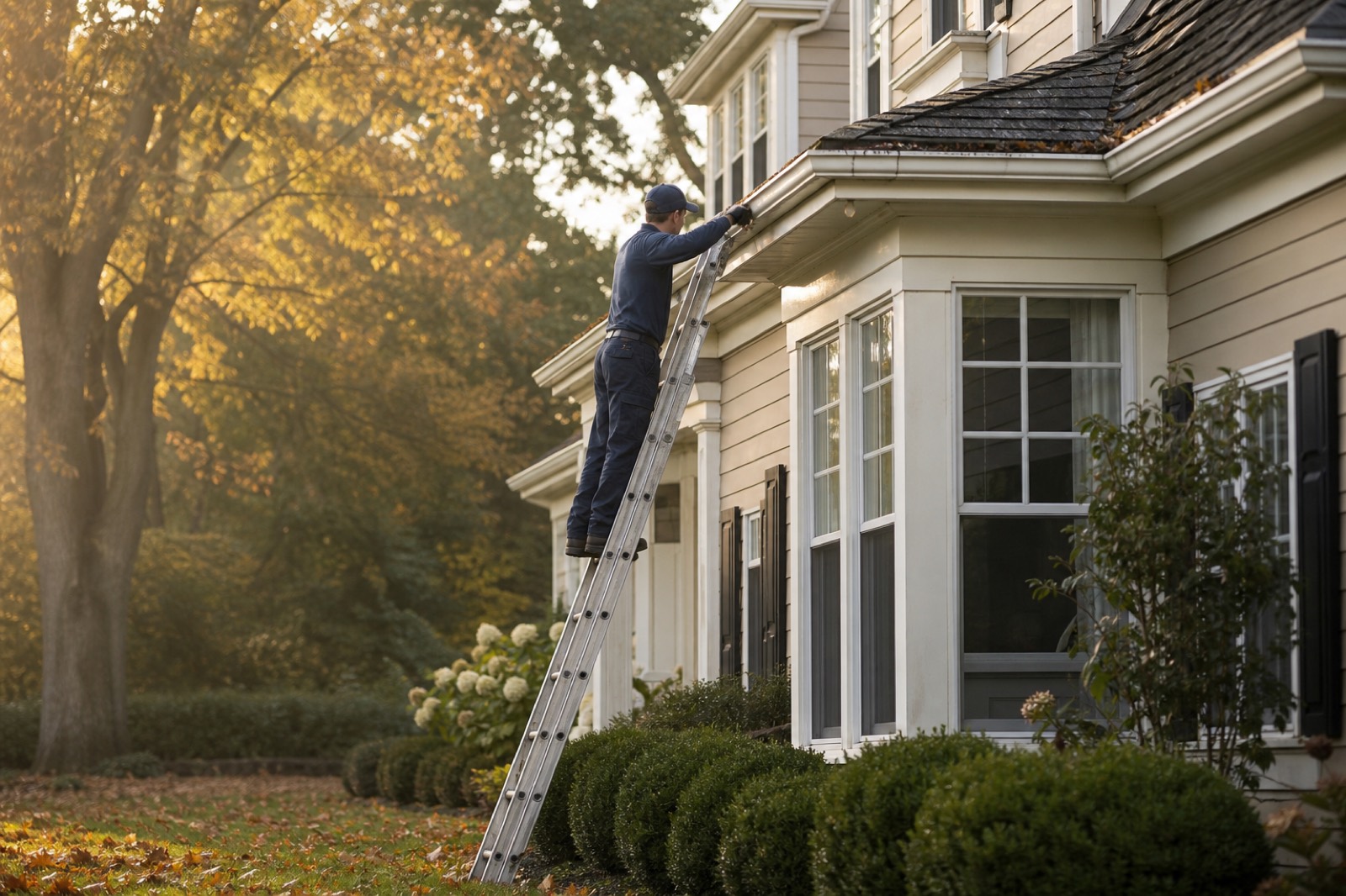 Get the gutters cleaned before the next storm